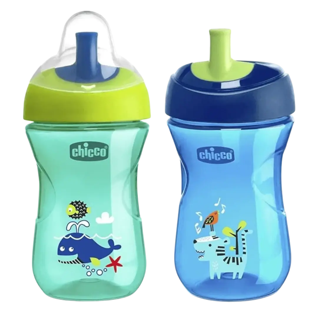 Chicco Ундааны сав соруултай зурагтай цэнхэр 12m+ advance cup