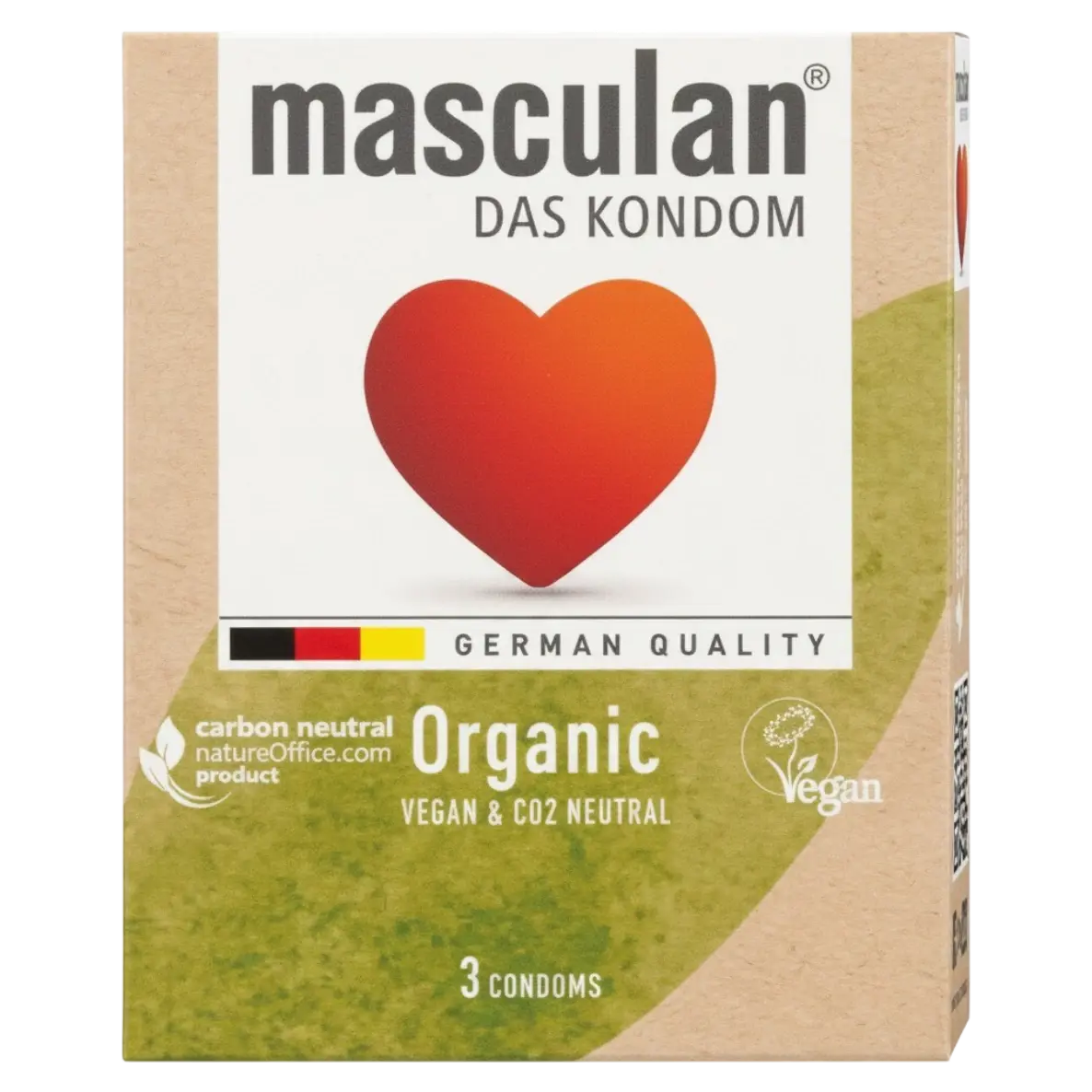Бэлгэвч Masculan органик №3