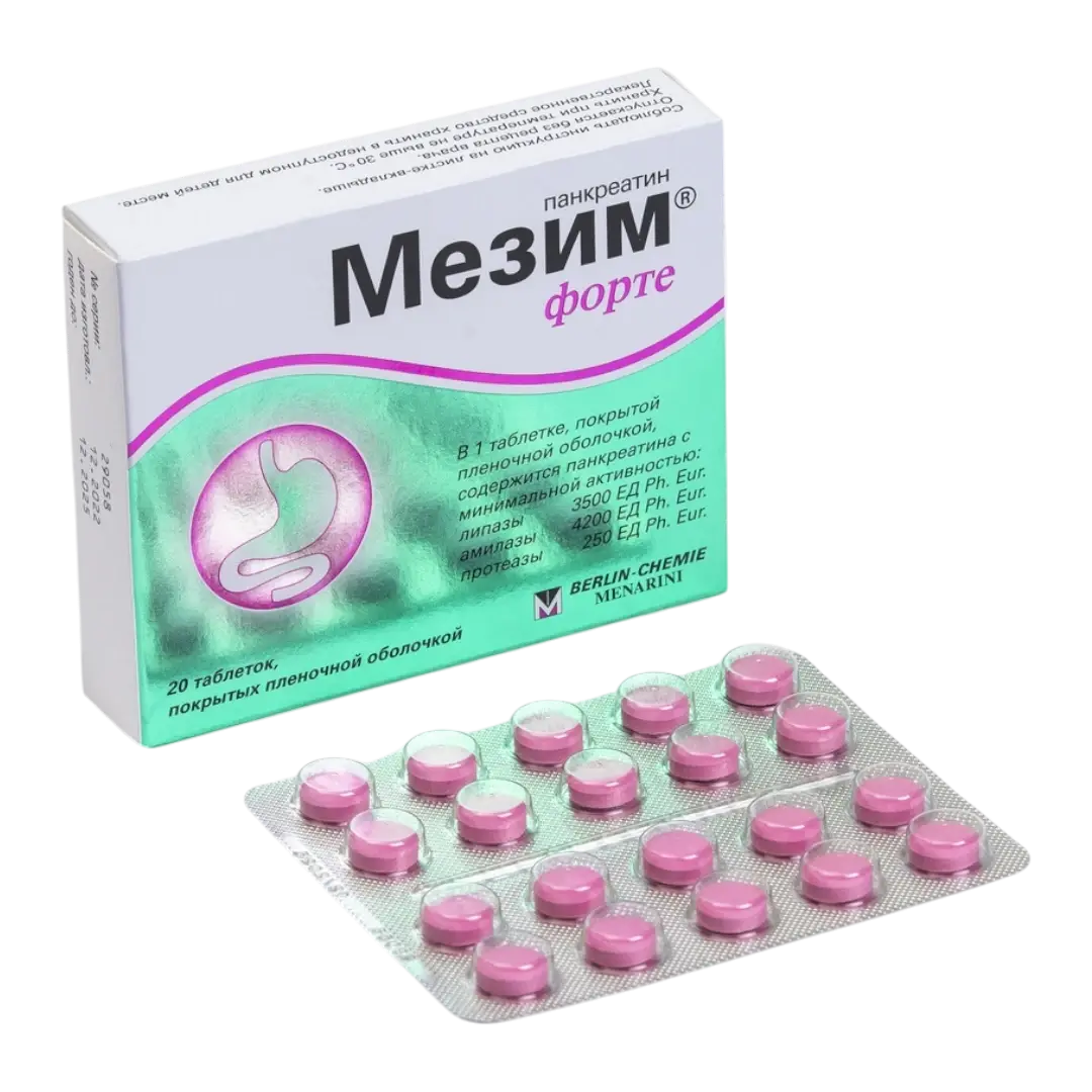 Мезим форте 3500/4200/250 ОУН №20 шахмал