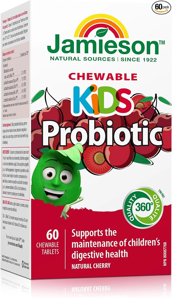 Jamieson зажилдаг пробиотик PROBIOTIC | KIDS | CHEWABLE №60