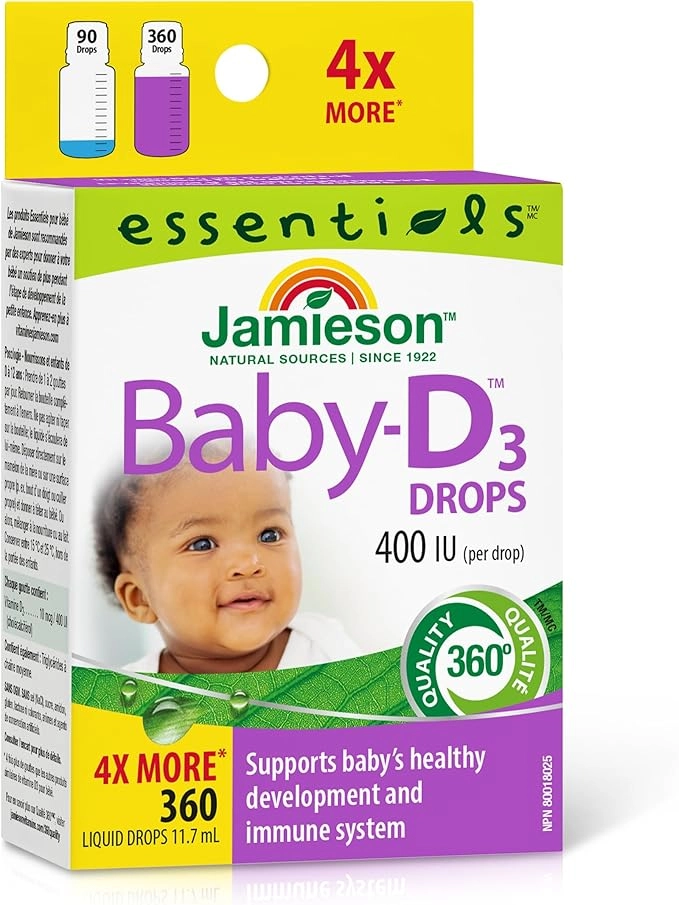 Jamieson Хүүхдийн Д3 дусал 400IU №1