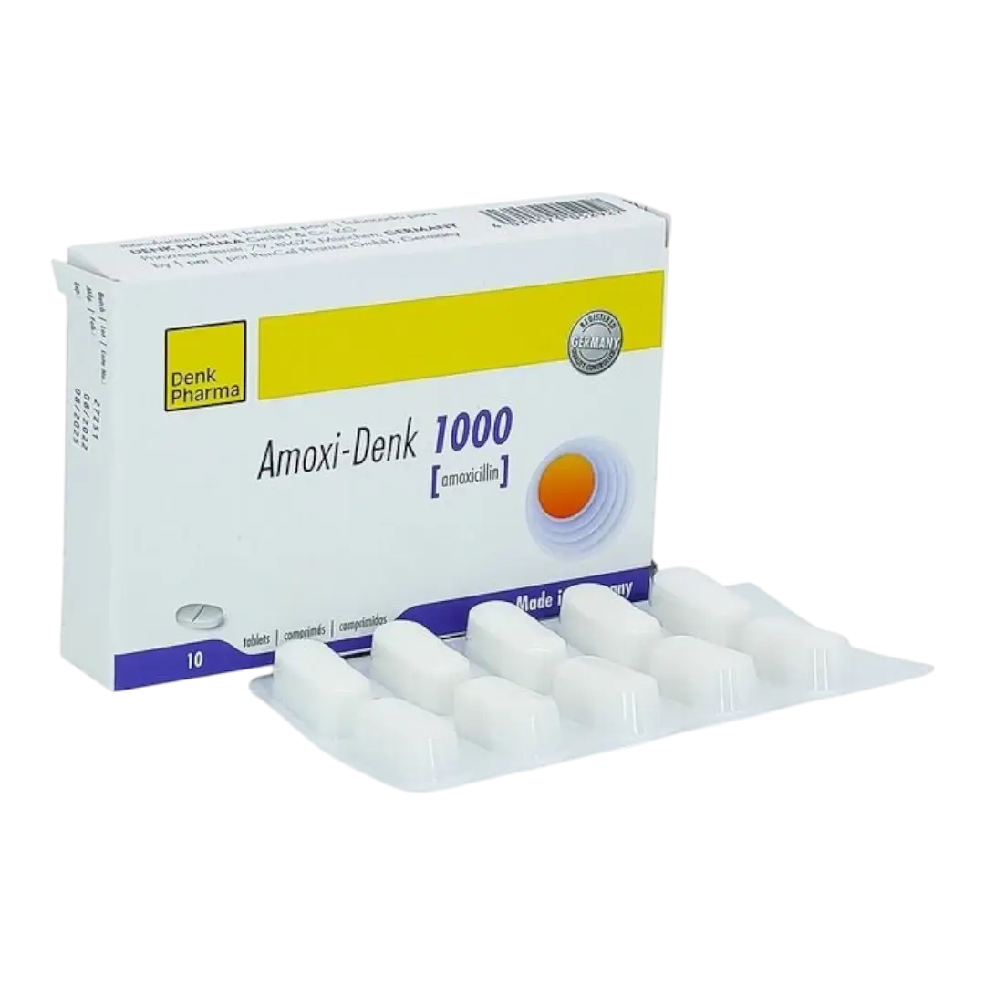 Амокси-денк 1000мг №10 шахмал