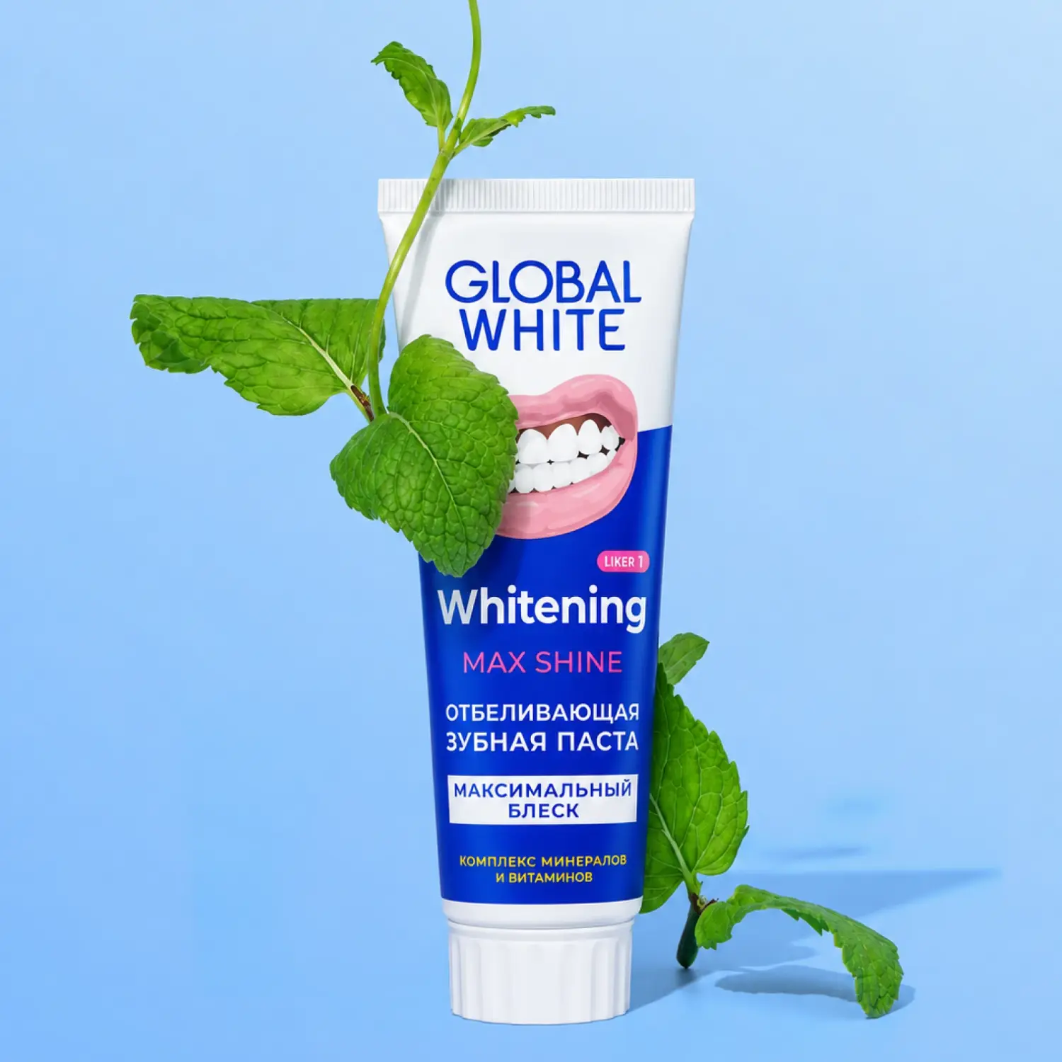 Global White Шүдний ОО цайруулах 100гр /Max shine/