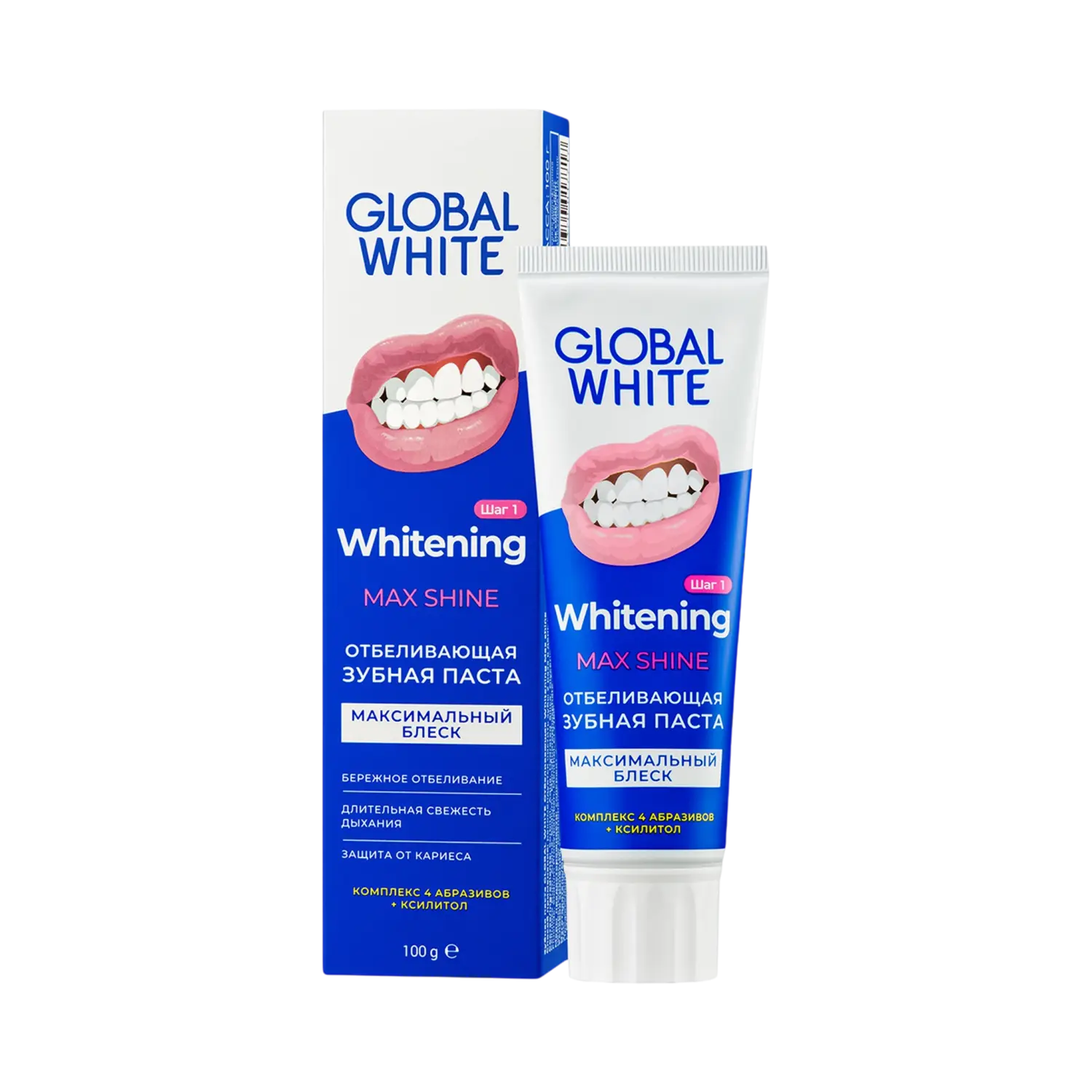 Global White Шүдний ОО цайруулах 100гр /Max shine/