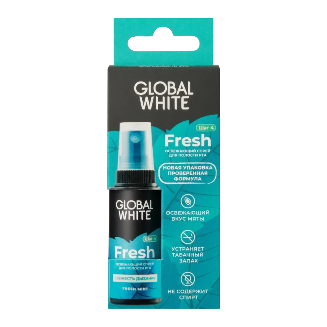 Global White Амны хөндийн цацлага 15мл №1 /Fresh/