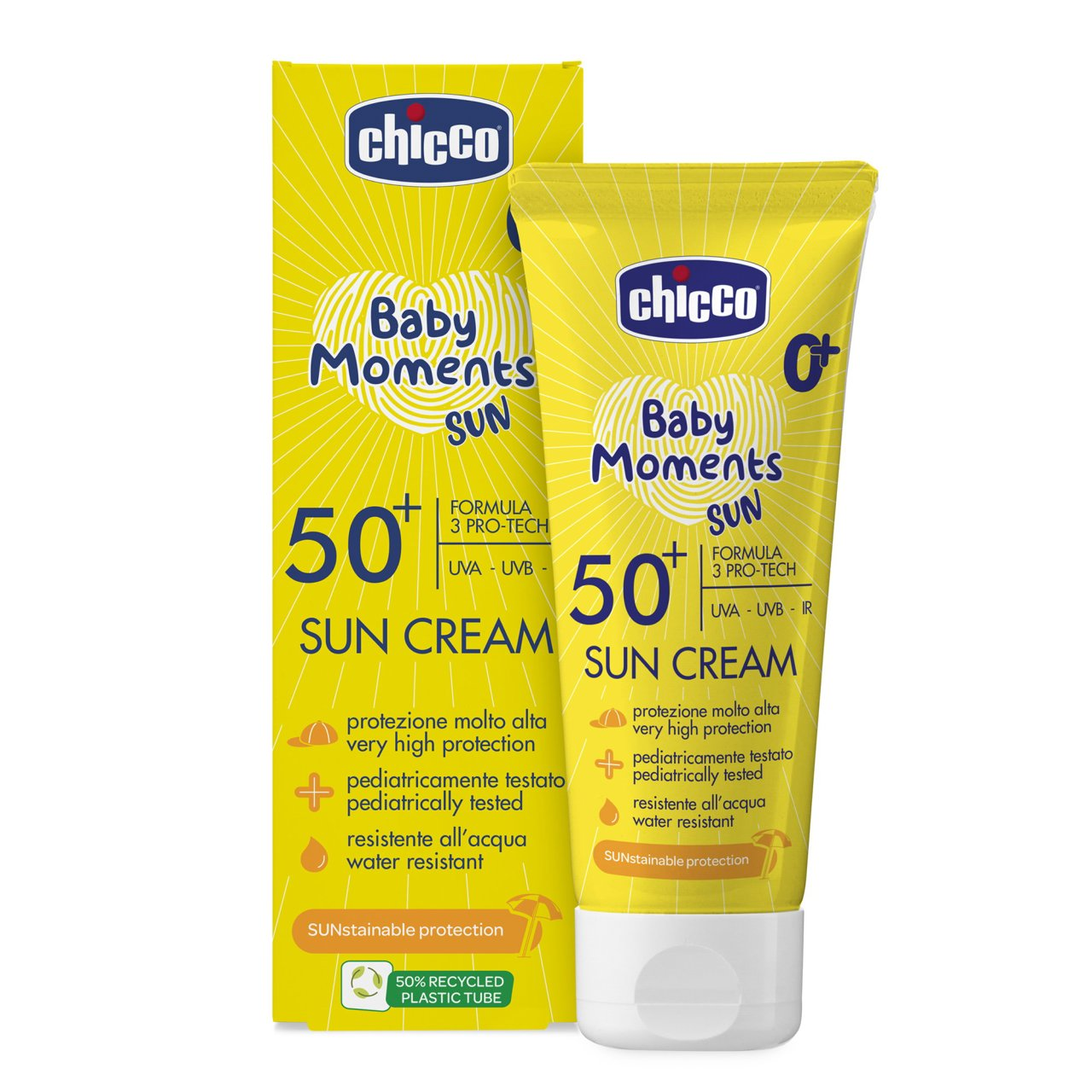 Chicco Нарны тос 75мл Sun Cream SPF50+