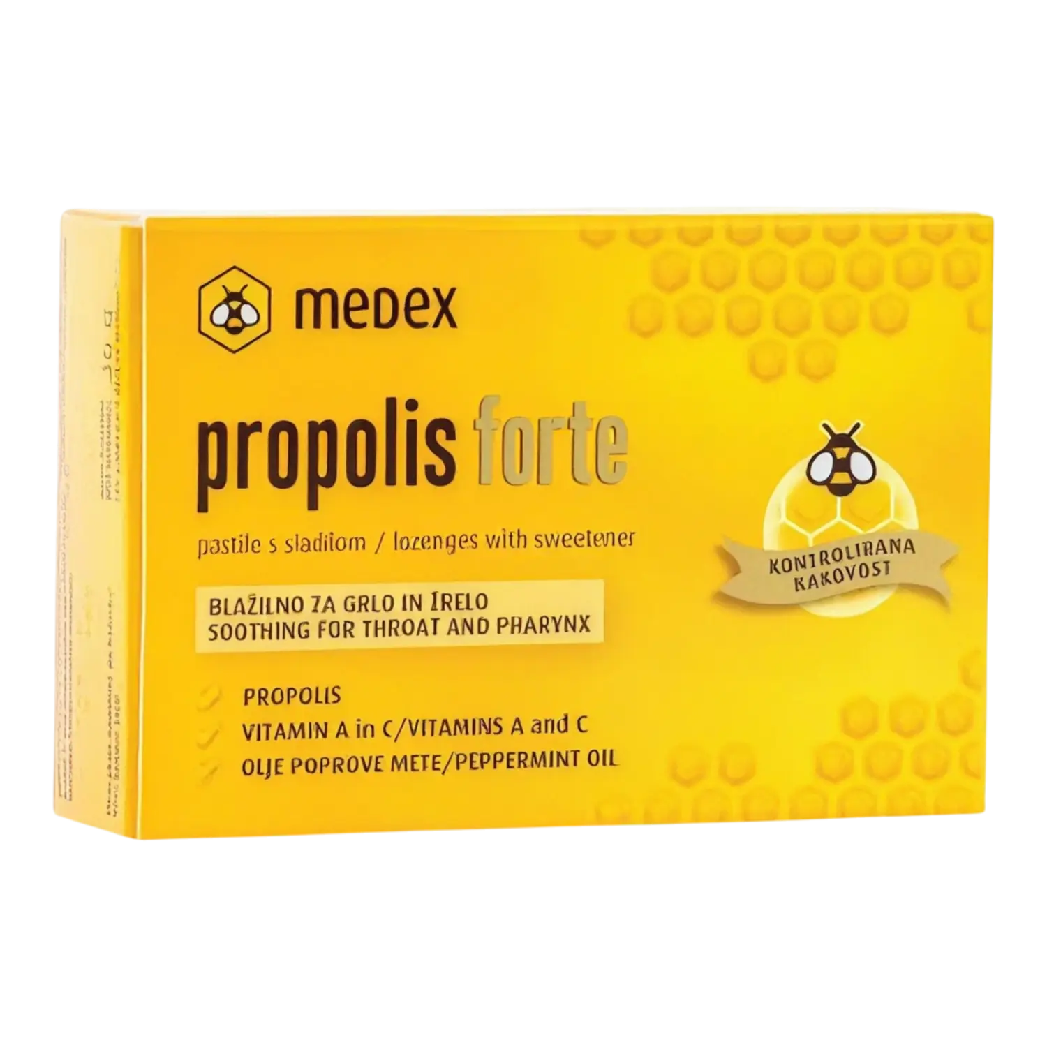 Medex хоолойн хүлхмэл №18 Propolis forte lozenges