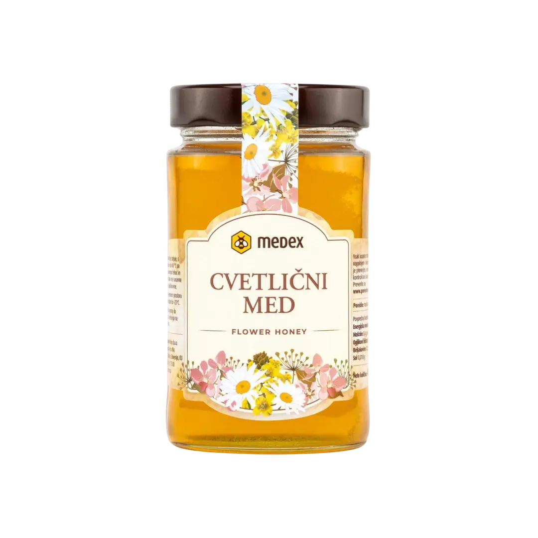 Medex Цэцгийн зөгийн бал 450мл /Polyflora honey in jars 450g/