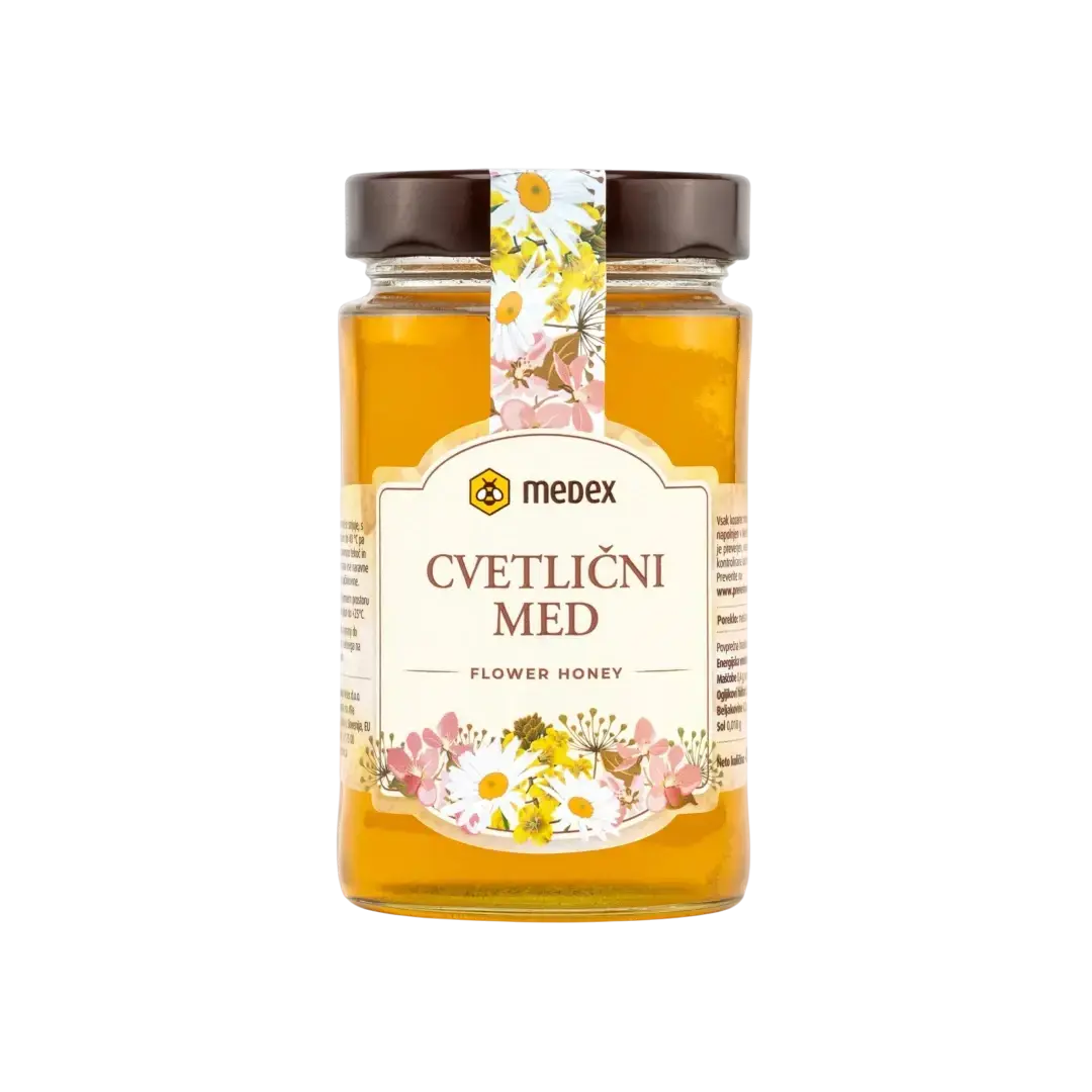 Medex Цэцгийн зөгийн бал 450мл /Polyflora honey in jars 450g/