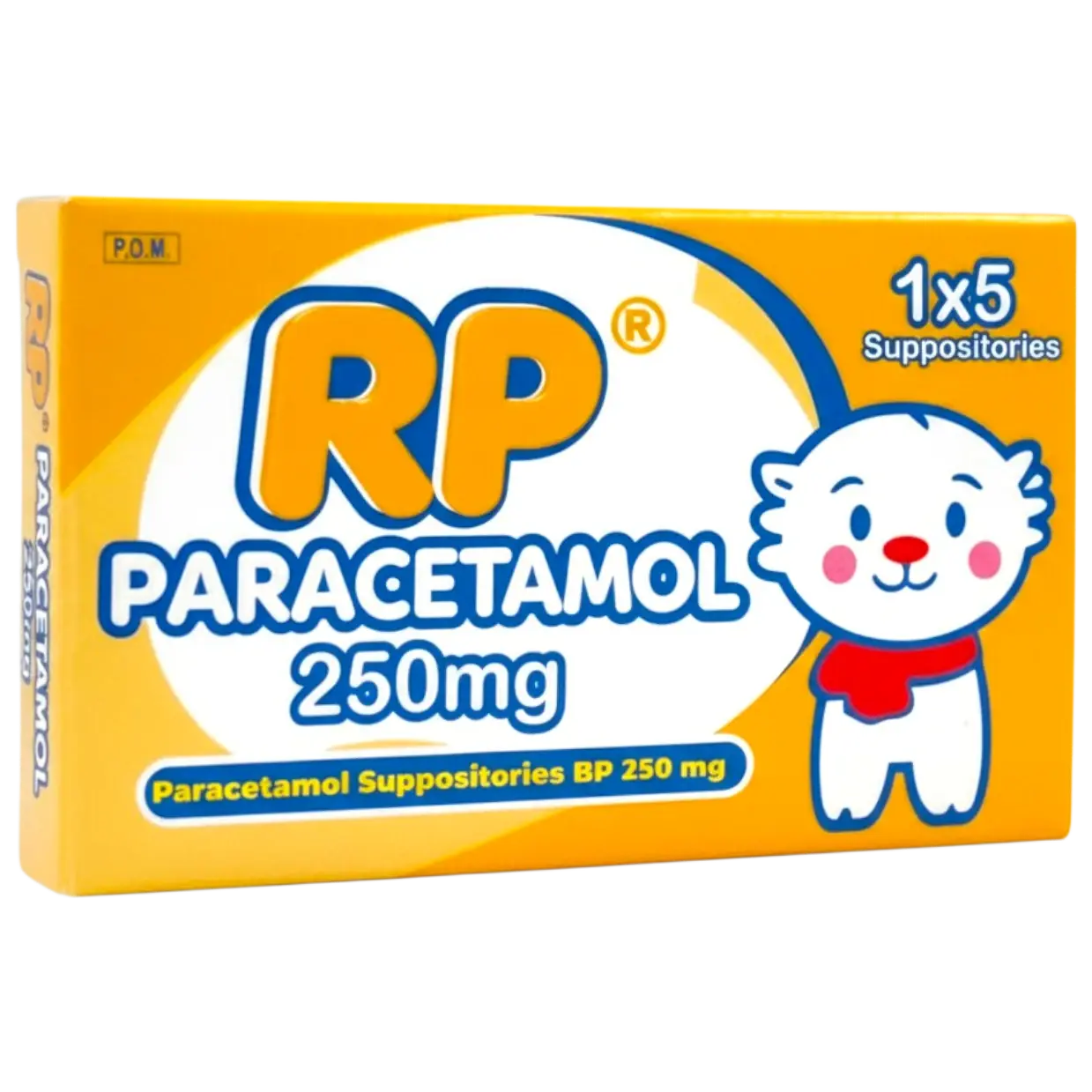 РП-Парацетамол 250мг №5 шулуун гэдэсний лаа