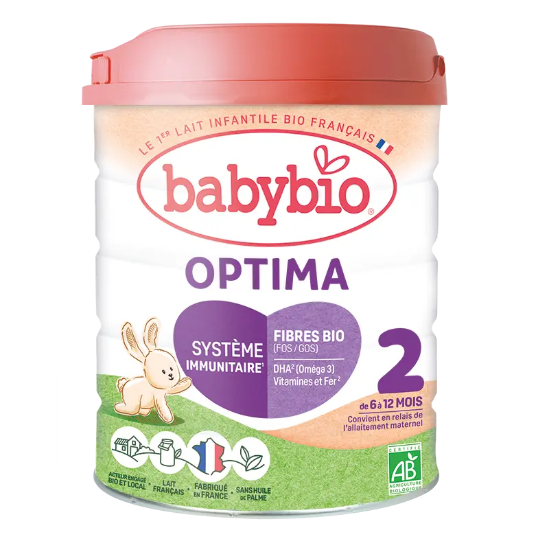 Babybio Optima 2 FOS GOS 800гр Грийн гэйт
