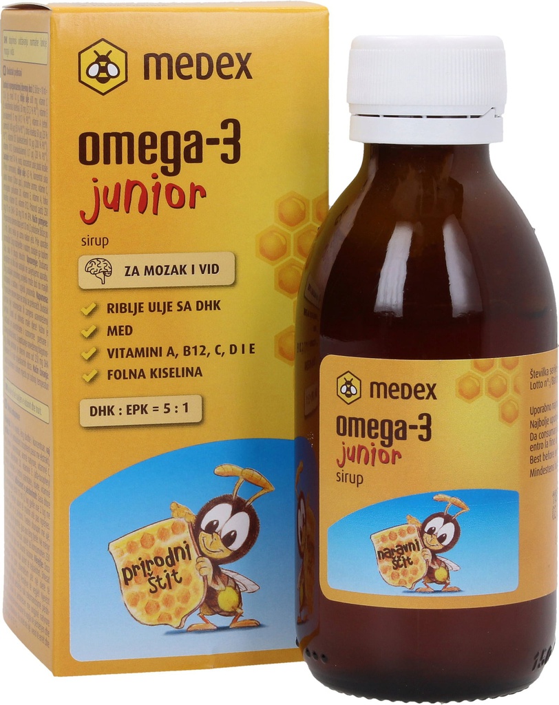 Medex Хүүхдийн Омега-3 140мл сироп  /Omega-3 Junior Syrup/