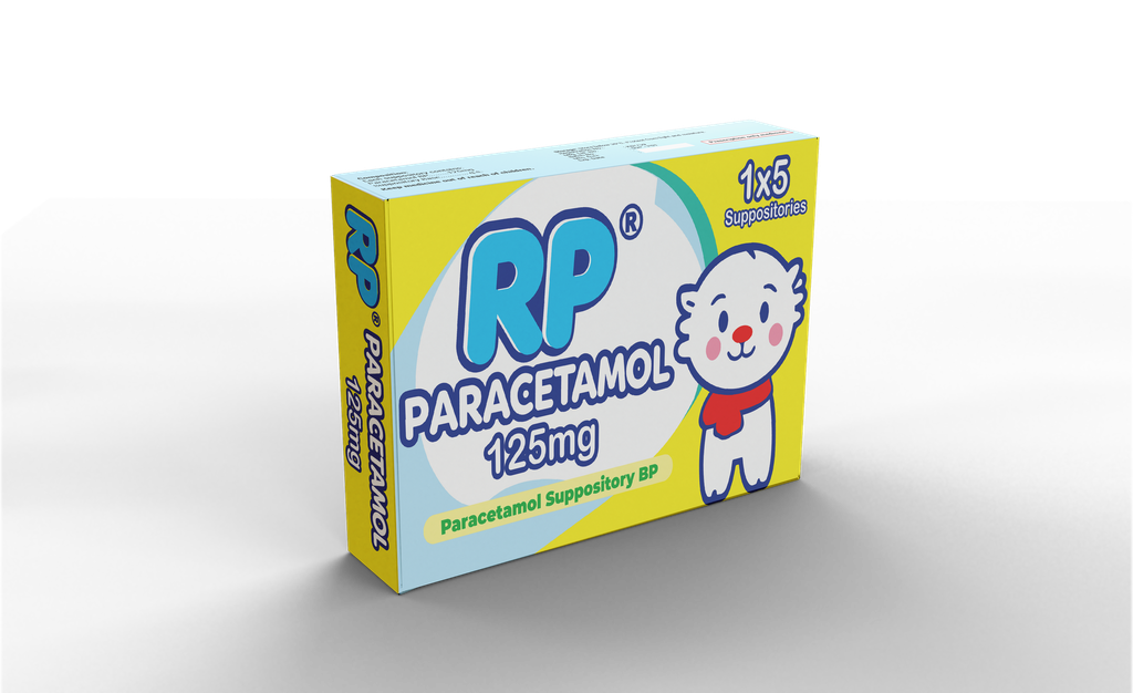 РП-Парацетамол 125мг №5 шулуун гэдэсний лаа RP International