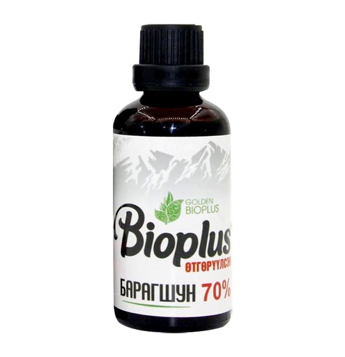 [500051] Bioplus барагшуун 70%-50мл Алтан биоплас - Эко шижир ХХК