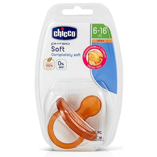 [700096] Chicco Соска латекс 6-16m №1 Physio soft Exclusive - ARTSANA S.p.A (IT)