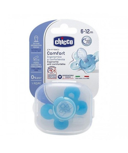 [700118] Chicco Соска силикон хөх 6-16m Physio comfort Exclusive - ARTSANA S.p.A (IT)