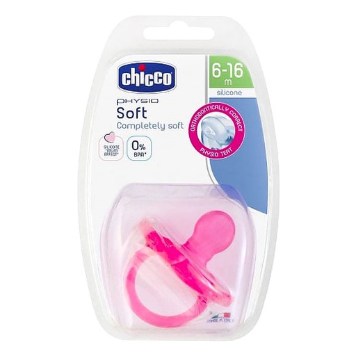 [700130] Chicco Соска силикон ягаан 6-16m Physio soft Exclusive - ARTSANA S.p.A (IT)