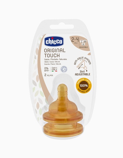 [700209] Chicco Угжны хөхөлт латекс 2m+ №2 orginal touch урсгал тохируулагчтай Exclusive - ARTSANA S.p.A (IT)