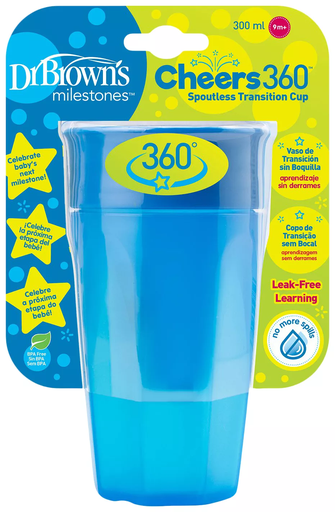 [400049] Dr.Brown's 300мл цэнхэр 9m+ аяга Жи Жи Ритэйль - Жи жи ритэйл ХХК