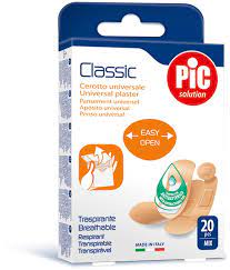 [300071] Pic Шархны лент классик антибактериал 19/72мм №20 /Plasters Classic Antibacter/ Exclusive - Pikdare S.p.A (ITA)