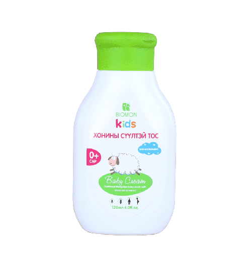 [400238] Биомон Кидс хонины сүүлтэй тос 120мл Монос Косметик - Монос косметик ХХК