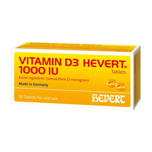 [200110] Витамин Д3 Hevert 1000 ОУН №50 шахмал Монгол Эм импекс концерн - Cometh (ITA)