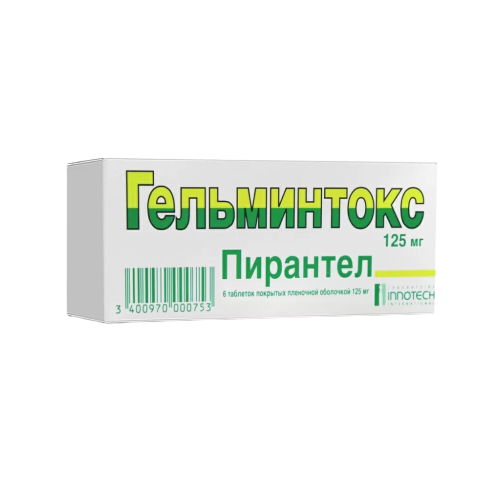 [100412] Гельминтокс 125мг №6 бүрхүүлтэй шахмал Тимус - Тимус фарма ХХК