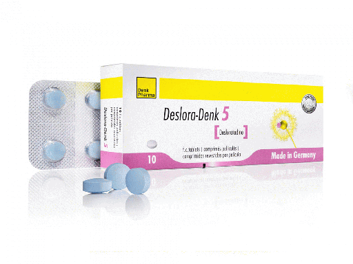 [100505] Деслора денк 5мг №10 бүрхүүлтэй шахмал Denk Pharma