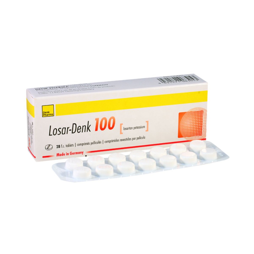Лозар-денк 100мг №28 бүрхүүлтэй шахмал Denk Pharma | City Pharm