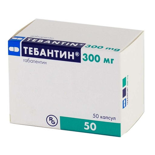 [101523] Тебантин 300мг №50 капсул Gedeon Richter - Gedeon Richter Ltd (HUN)