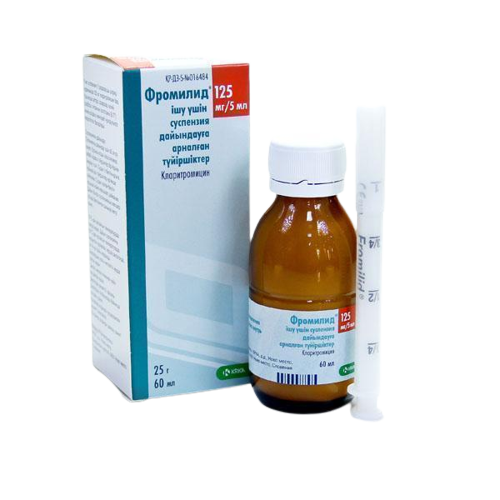 [101756] Фромилид 125мг/5мл 60мл хөвмөл KRKA
