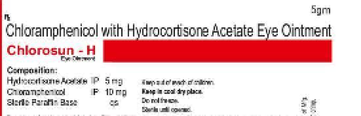 [101795] Хлоросан-Эйч 1% + 0.5% 5гр нүдний тосон түрхлэг Царамтэнгэр - Царам тэнгэр ХХК