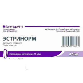 [101957] Эстринорм 0.5мг №15 эмэгтэйчүүдийн лаа Монгол фарм - Монгол фарм ХХК-11