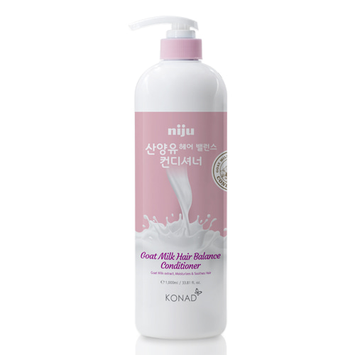 [501996] Konad Ямааны сүүтэй үсний орчин тэнцвэржүүлэгч ангижруулагч 1000мл /Niju Goat Milk hair Balance Conditioner/ - Konad
