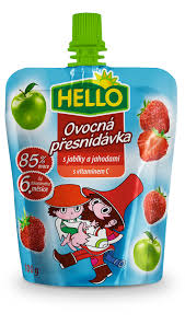 [502059] Ундаа Hello Baby strawberries 100гр Бишрэлт - Премиум брэндс ворлд /Бишрэлт трэйд/ ХХК