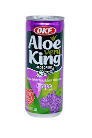 [502078] Ундаа Aloe King grape 240мл лаазтай Бишрэлт - Премиум брэндс ворлд /Бишрэлт трэйд/ ХХК