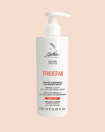 [502319] BioNike Triderm marseille soap with anti-bacterial agent bottle 250ml Exclusive - ICIM International S.r.l. (IT)