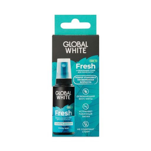 [502341] Global White Амны хөндийн цацлага 15мл №1 /Fresh/ Exclusive - Global Dent LLC