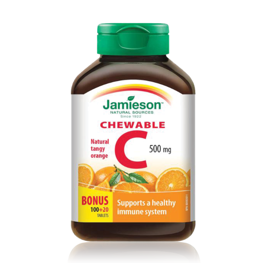 [200559] Jamieson Vit C 500mg chew-tangy orange №120 зажилдаг шахмал - Jamieson Laboratories Ltd (CAN)