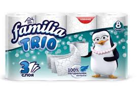 [503168] Ариун цэврийн цаас Familia №8 Бишрэлт - Премиум брэндс ворлд /Бишрэлт трэйд/ ХХК