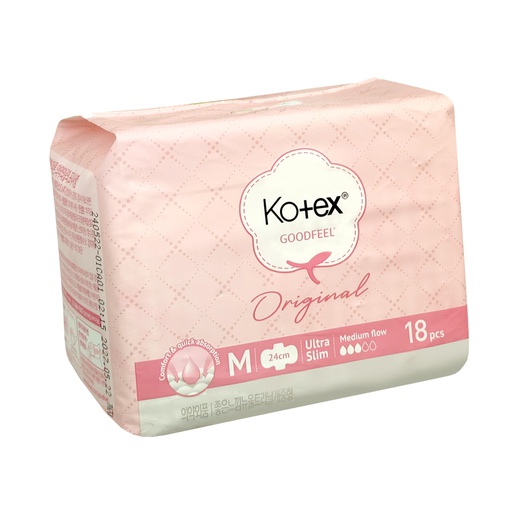 [503178] Ариун цэврийн хэрэглэл Kotex goodfeel Ultra slim M 24см №18 МСД - Монголиан стар дистрибюшин ХХК
