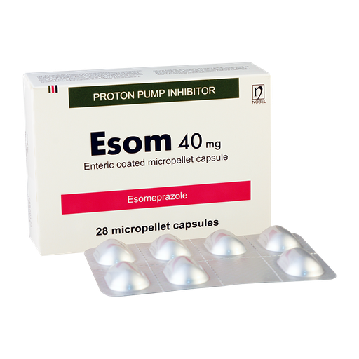 [103757] Эзом 40мг №28 бүрхүүлтэй шахмал Nobel - Nobel Ilac Sanayii Ve Ticaret A.S (TUR)