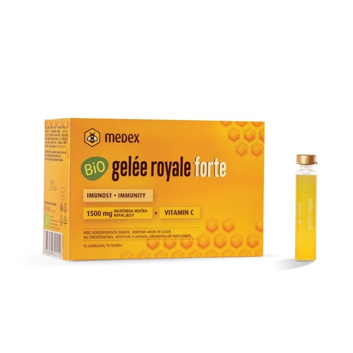 [200625] Medex Био Жилий Роял Форте 9мл шингэн №10 /Bio Gelée Royale Forte, Phials/ Exclusive - Medex D.O.O