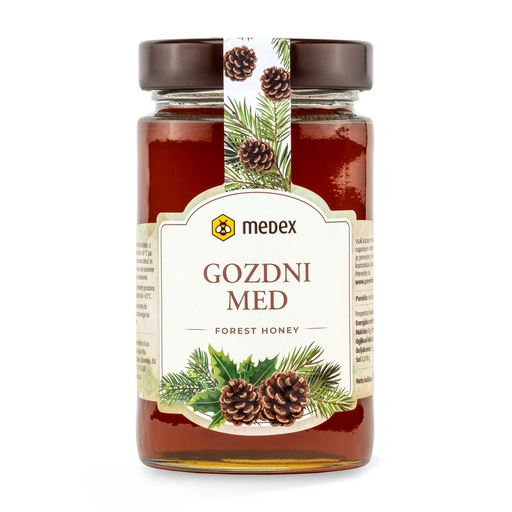 [200693] Medex Ойн зөгийн бал 450мл /Forest honey in jars 450g/ Exclusive - Medex D.O.O