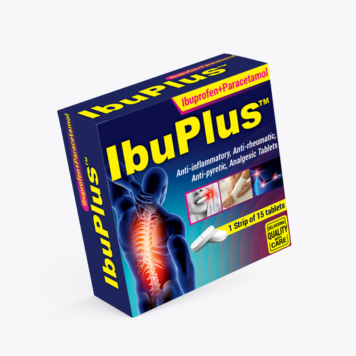 [104075] Ибуплас 400мг/325мг №15 шахмал RP International - RP International (IND)