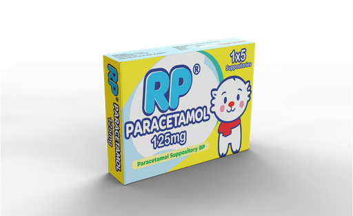 [104121] РП-Парацетамол 125мг №5 шулуун гэдэсний лаа RP International - RP International (IND)